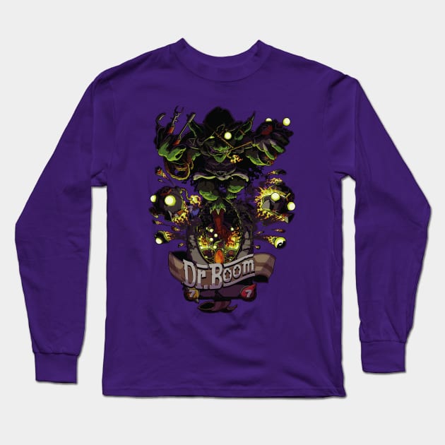 Unofficial Dr Boom Tribute Tee Long Sleeve T-Shirt by peanutgolem